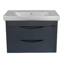 Тумба под раковину Bellezza Санриса 4630113000367, 80 см, подвесная, цвет серебро