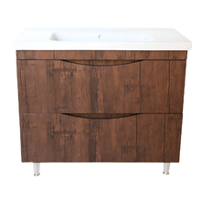 Тумба под раковину Bellezza Санриса 4630117110437, 100 см, напольная, цвет орех