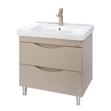 Тумба под раковину Bellezza Санриса 4630117110451, 100 см, напольная, цвет капучино