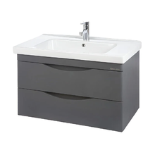 Тумба под раковину Bellezza Санриса 4630117270360, 100 см, подвесная, цвет серебро