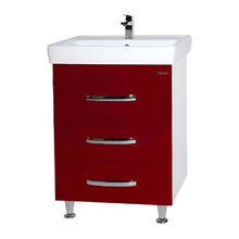 Тумба под раковину Bellezza Рокко 4633706660030, 50 см, напольная, цвет красный