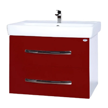 Тумба под раковину Bellezza Рокко 4635313670037, 80 см, подвесная, цвет красный