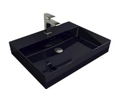 Раковина Bocchi Milano 1376-010-0126, 60 см, фарфор, синняя