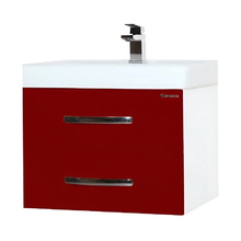 Тумба под раковину Bellezza Рокко 4635311670039, 70 см, подвесная, цвет красный