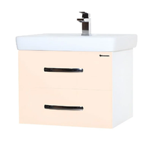 Тумба под раковину Bellezza Рокко 4635311670077, 70 см, подвесная, цвет бежевый