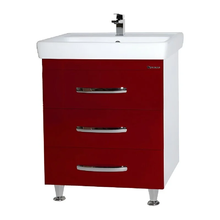 Тумба под раковину Bellezza Рокко 4635309660035, 60 см, напольная, цвет красный