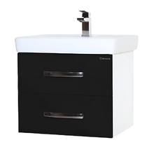 Тумба под раковину Bellezza Рокко 4635309670041, 60 см, подвесная, цвет черный