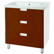 Тумба под раковину Bellezza Пегас 4630413140039, 80 см, напольная, цвет красный