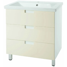 Тумба под раковину Bellezza Пегас 4630413140077, 80 см, напольная, цвет бежевый