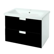 Тумба под раковину Bellezza Пегас 4630413270040, 80 см, подвесная, цвет черный