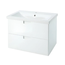 Тумба под раковину Bellezza Пегас 4630411270011, 70 см, подвесная, цвет белый