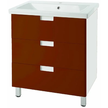 Тумба под раковину Bellezza Пегас 4630409140036, 60 см, напольная, цвет красный