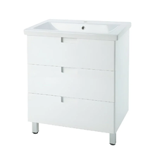 Тумба под раковину Bellezza Пегас 4630409140012, 60 см, напольная, цвет белый