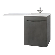 Тумба под стиральную машину Bellezza Олиссия 4639419240422, 60 см, напольная, цвет серый