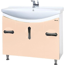 Тумба под раковину Bellezza Лагуна 4632118110072, 105 см, напольная, цвет бежевый