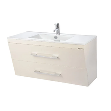 Тумба под раковину Bellezza Берта 4635215510073, 90 см, подвесная, цвет бежевый