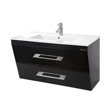 Тумба под раковину Bellezza Берта 4635217510040, 100 см, подвесная, цвет черный
