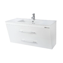 Тумба под раковину Bellezza Берта 4635217510019, 100 см, подвесная, цвет белый