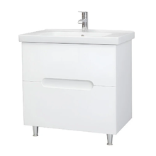 Тумба под раковину Bellezza Андрэа 4639013110015, 80 см, напольная, цвет белый