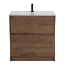 Тумба под раковину BelBagno Kraft 39 70 см, напольная, Rovere Tabacco, KRAFT39-700/390-2C-PIA-RT