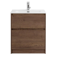 Тумба под раковину BelBagno Kraft 39 60 см, напольная, Rovere Tabacco, KRAFT39-600/390-2C-PIA-RT