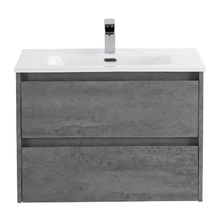 Тумба под раковину BelBagno Kraft 60, подвесная, цвет Cemento Grigio, Kraft-600-2C-SO-CG