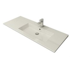 Раковина Bocchi Milano 1305-014-0126/1365-014-0126, 121 см, крыло слева/справа, фарфор, кремовая