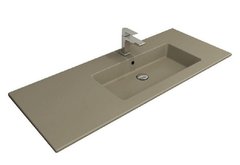 Раковина Bocchi Milano 1305-011-0126/1365-011-0126, 121 см, крыло слева/справа, фарфор, кашемир