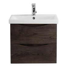 Тумба под раковину BelBagno Marino-Cer 60, подвесная, цвет Rovere Nature Grigio, Marino-Cer-600-2C-SO-RNG-P