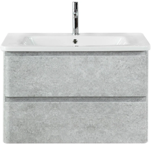 Тумба под раковину BelBagno Albano-Cer 80, подвесная, цвет Cemento Verona Grigio, Albano-Cer-800-2C-SO-CVG
