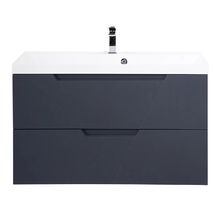 Тумба под раковину BelBagno Vittoria 100, подвесная, цвет Grigio Opaco, Vittoria-1000-2C-SO-GO-P