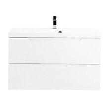 Тумба под раковину BelBagno Vittoria 100, подвесная, цвет Bianco Opaco, Vittoria-1000-2C-SO-BO-P