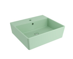 Раковина Bocchi Milano 1216-033-0126, 50 см, фарфор, мятная