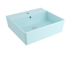 Раковина Bocchi Milano 1216-029-0126, 50 см, фарфор, светло-голубая