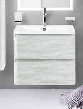 Тумба под раковину Belbagno Albano 60 cм подвесная, Rovere Vintage Bianco, ALBANO-600-2C-SO-RVB