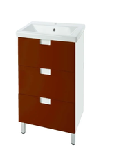 Тумба под раковину Bellezza Пегас 50, напольная, красный, 4630406140039