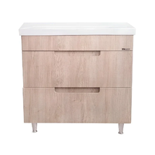 Тумба под раковину Bellezza Грейс 90, напольная, дуб светлый, 4630815110470