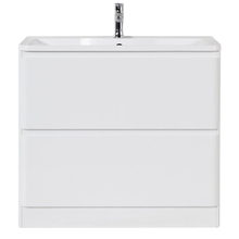 Тумба под раковину BelBagno Albano-1000 ALBANO-1000-2C-PIA-BL, 100 см, цвет Bianco Lucido