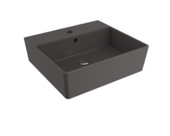 Раковина Bocchi Milano 1216-020-0126, 50 см, фарфор, антрацит