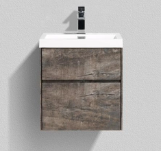 Тумба под раковину BelBagno Pietra Mini PIETRA MINI-500AS-2C-SO-PT 50 см, коричневый (Stone)