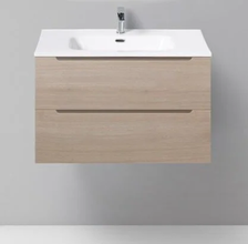 Тумба под раковину BelBagno Etna-800-2C-SO-RG-P 80 см подвесная, цвет серый дуб (rovere grigio)