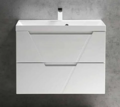 Тумба под раковину BelBagno Vittoria-800-2C-SO-BL 80 см подвесная, цвет белый глянцевый