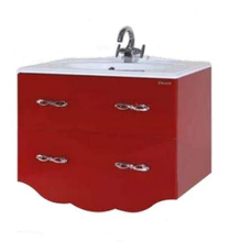 Тумба под раковину Bellezza ВЕРСАЛЬ 100, подвесная, цвет - красный