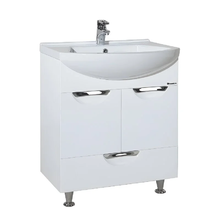 Тумба под раковину Bellezza Альфа 55, напольная, белый, 4638808070015