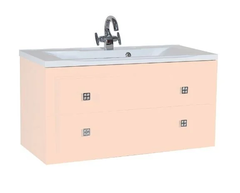 Тумба под раковину Bellezza Милан 90, подвесная, цвет бежевый