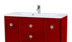 Тумба под раковину Bellezza LUSSO (ЛУССО) 100, напольная, цвет - красный