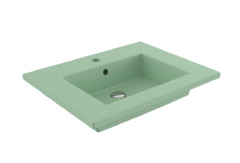 Раковина Bocchi Milano 1161-033-0126, 61 см, фарфор, мятная