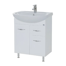 Тумба под раковину Bellezza Стелла 65, подвесная, белый, 4636010090012