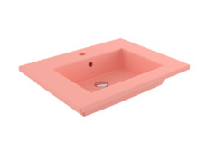 Раковина Bocchi Milano 1161-032-0126, 61 см, фарфор, розовая