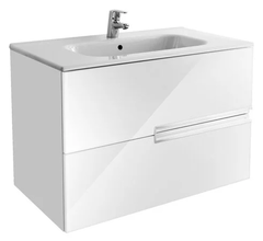 Тумба под раковину Roca Victoria Nord Ice Edition ZRU9302731, 80 см, цвет белый глянец